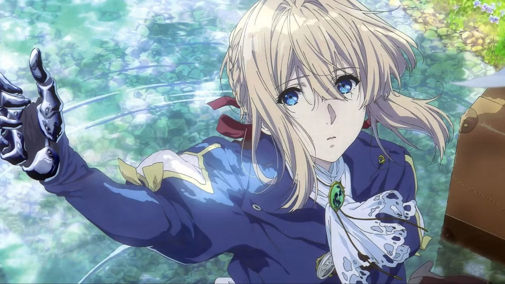 Violet is one of the anime orphans whose story is inspiring (Image via Kyoto Animation)